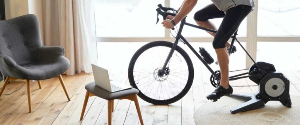 Cycling bike stand discount indoors